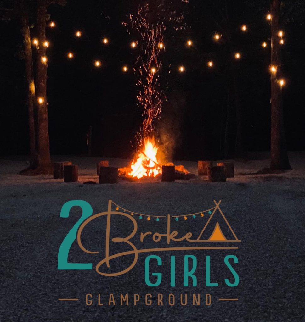 2 Broke Girls Glampground Logo