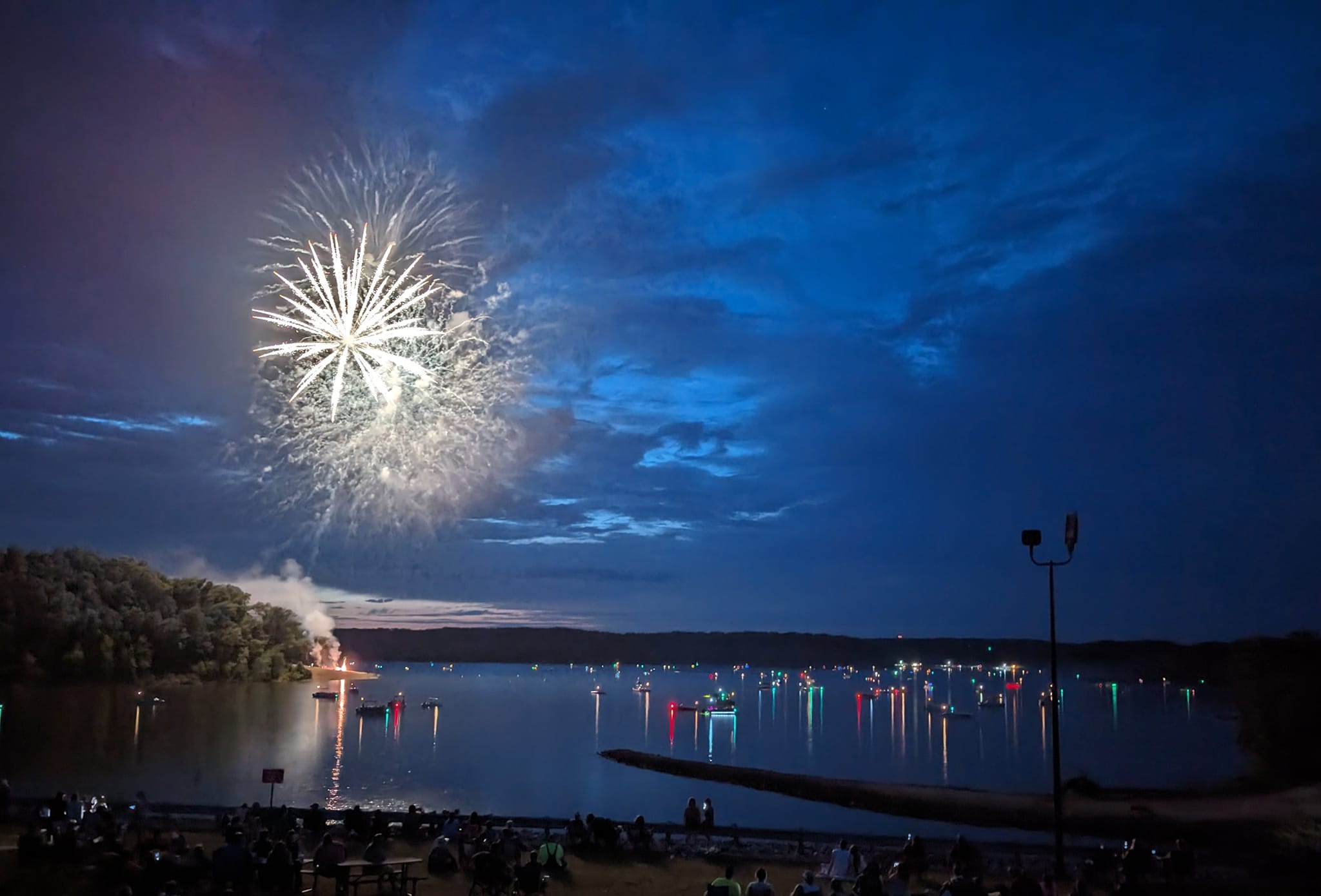 Fireworks at Wappapello Lake